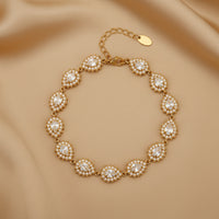 Bracelet Zircon Éclat – Doré