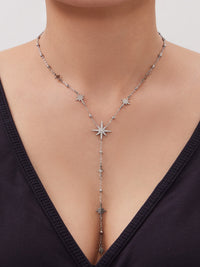 Collier en Y Étoile - argent