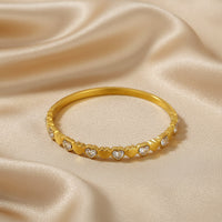 Armreif Zirkonia – Goldfarben
