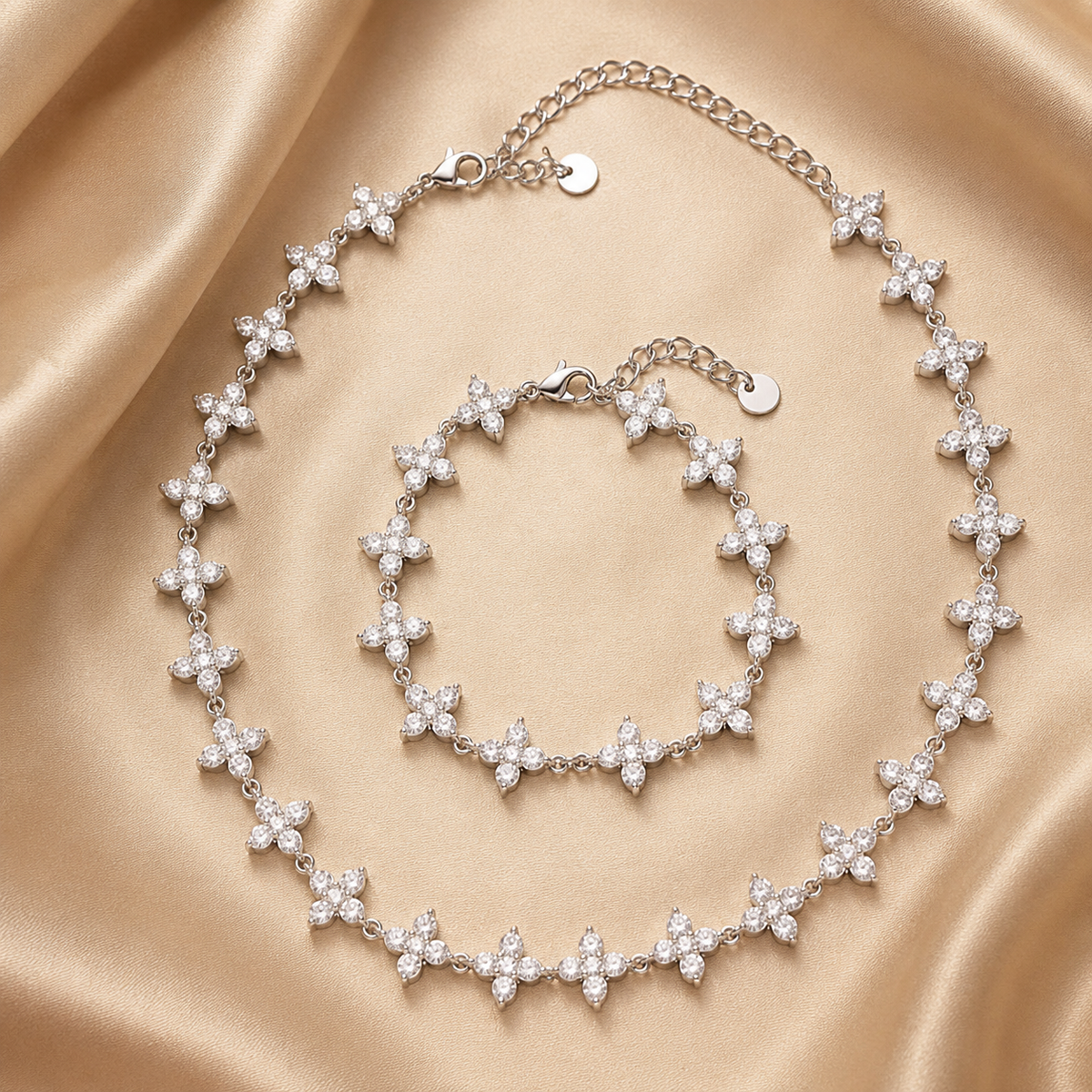 Parure Bouquet Scintillant — Nouveau